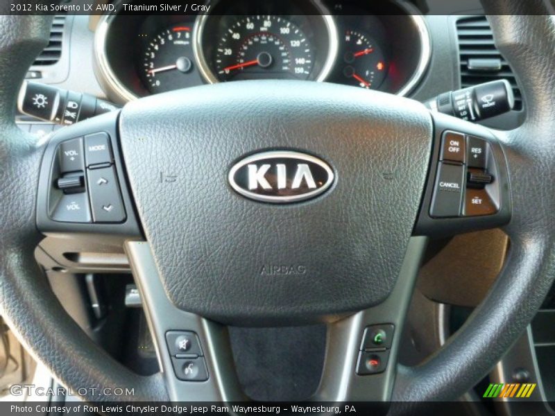 Titanium Silver / Gray 2012 Kia Sorento LX AWD