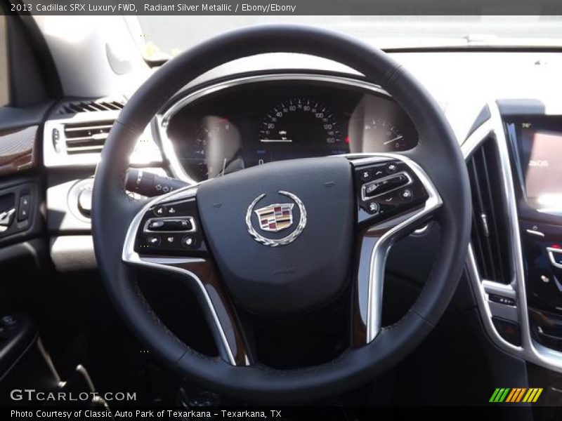 Radiant Silver Metallic / Ebony/Ebony 2013 Cadillac SRX Luxury FWD