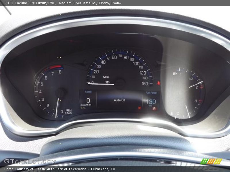 Radiant Silver Metallic / Ebony/Ebony 2013 Cadillac SRX Luxury FWD