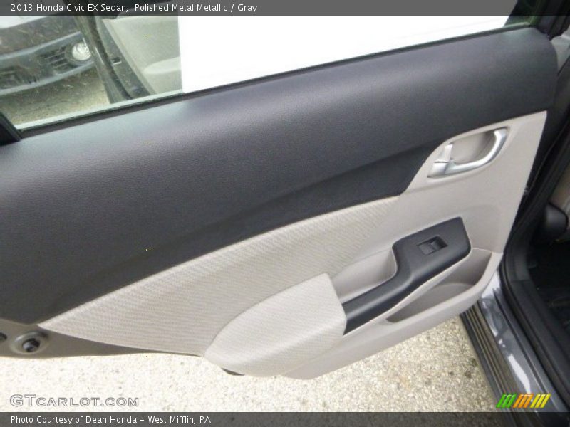 Polished Metal Metallic / Gray 2013 Honda Civic EX Sedan