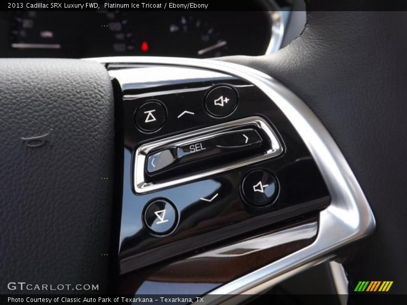 Platinum Ice Tricoat / Ebony/Ebony 2013 Cadillac SRX Luxury FWD