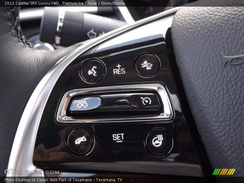 Platinum Ice Tricoat / Ebony/Ebony 2013 Cadillac SRX Luxury FWD