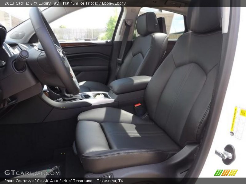 Platinum Ice Tricoat / Ebony/Ebony 2013 Cadillac SRX Luxury FWD
