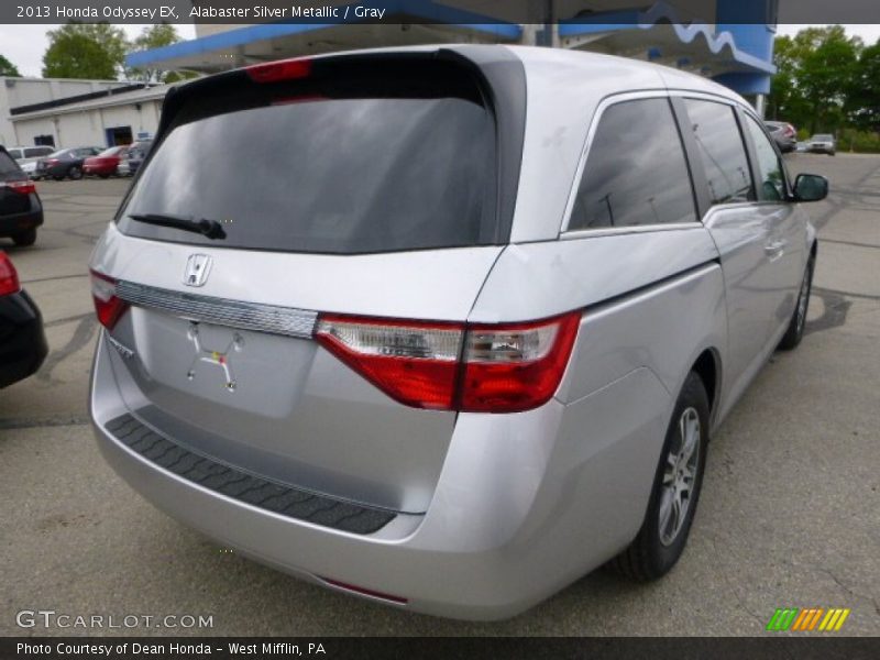 Alabaster Silver Metallic / Gray 2013 Honda Odyssey EX