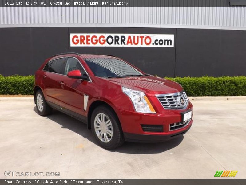 Crystal Red Tintcoat / Light Titanium/Ebony 2013 Cadillac SRX FWD