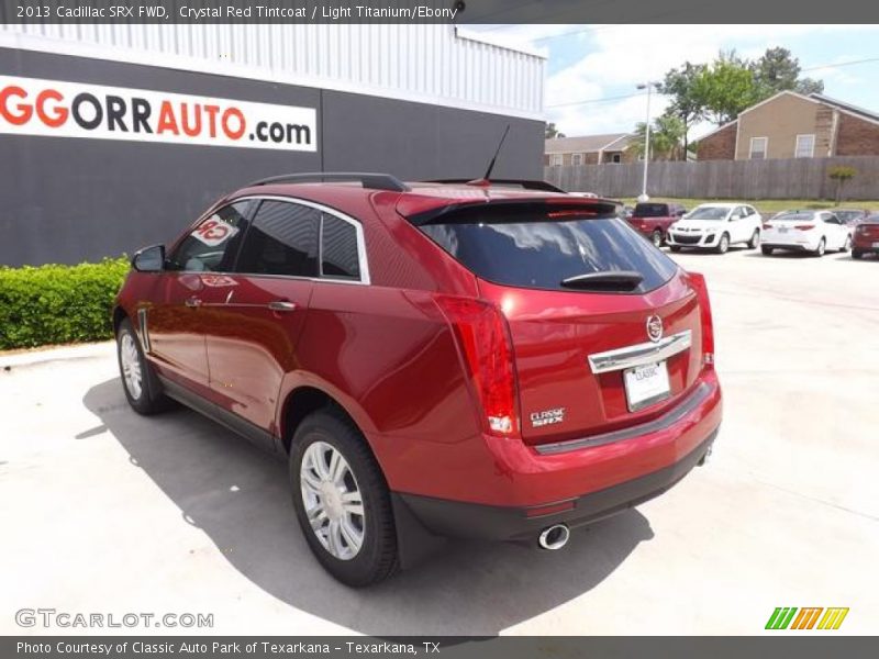 Crystal Red Tintcoat / Light Titanium/Ebony 2013 Cadillac SRX FWD