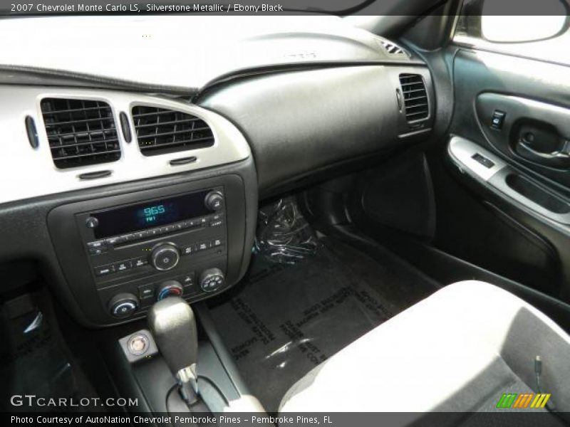Silverstone Metallic / Ebony Black 2007 Chevrolet Monte Carlo LS