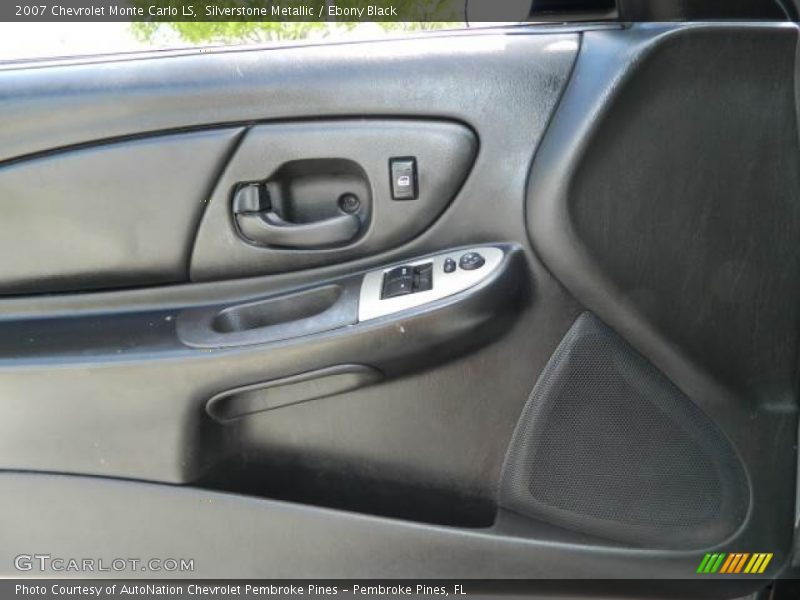 Silverstone Metallic / Ebony Black 2007 Chevrolet Monte Carlo LS