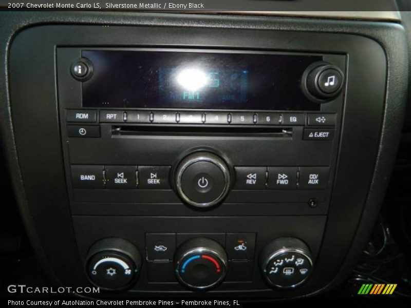 Silverstone Metallic / Ebony Black 2007 Chevrolet Monte Carlo LS