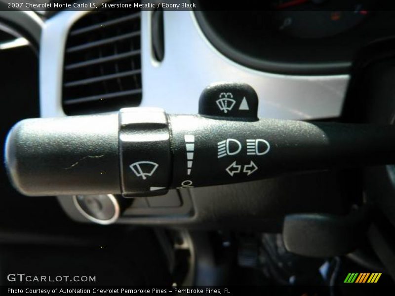 Silverstone Metallic / Ebony Black 2007 Chevrolet Monte Carlo LS