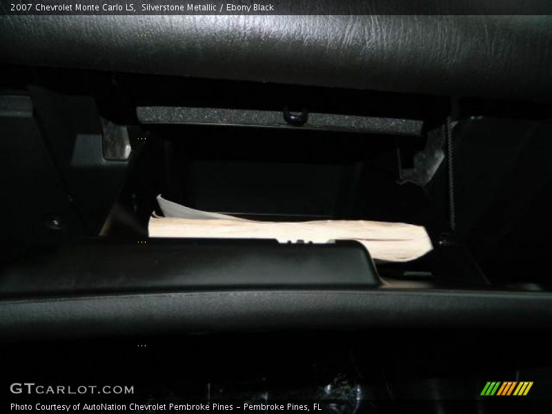 Silverstone Metallic / Ebony Black 2007 Chevrolet Monte Carlo LS