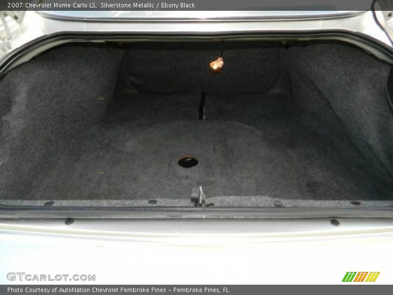 Silverstone Metallic / Ebony Black 2007 Chevrolet Monte Carlo LS