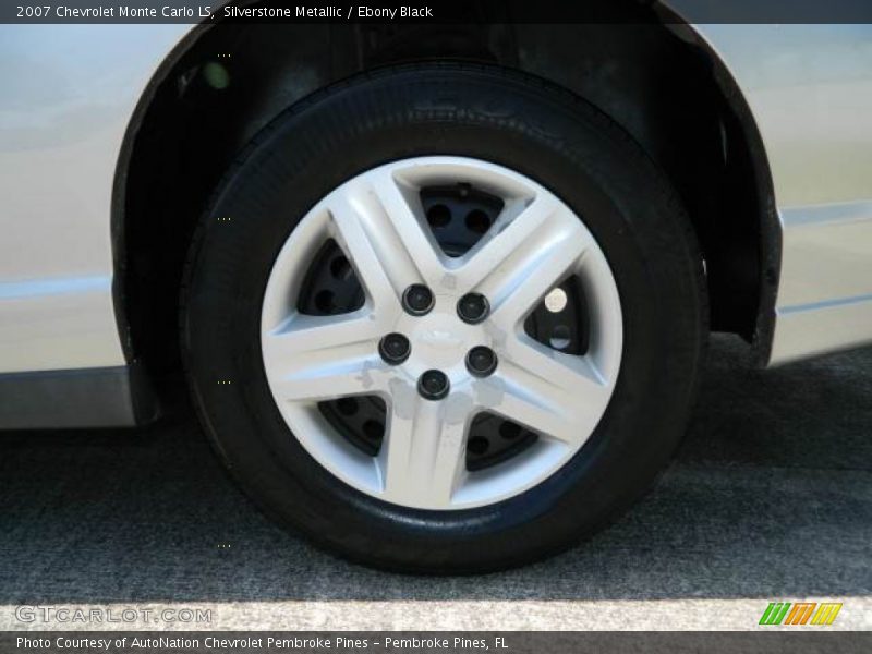 Silverstone Metallic / Ebony Black 2007 Chevrolet Monte Carlo LS