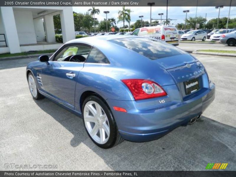 Aero Blue Pearlcoat / Dark Slate Grey 2005 Chrysler Crossfire Limited Coupe