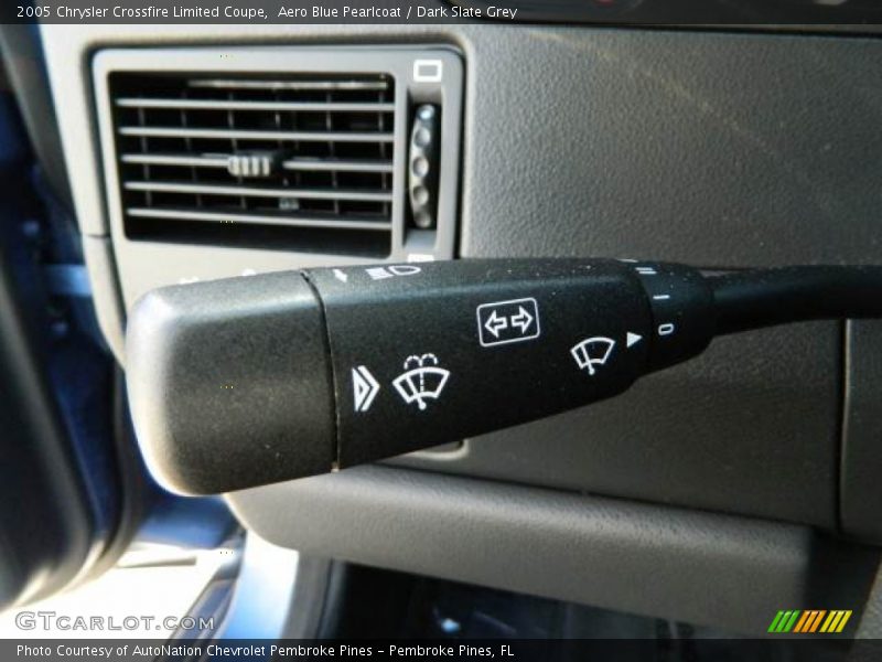 Controls of 2005 Crossfire Limited Coupe