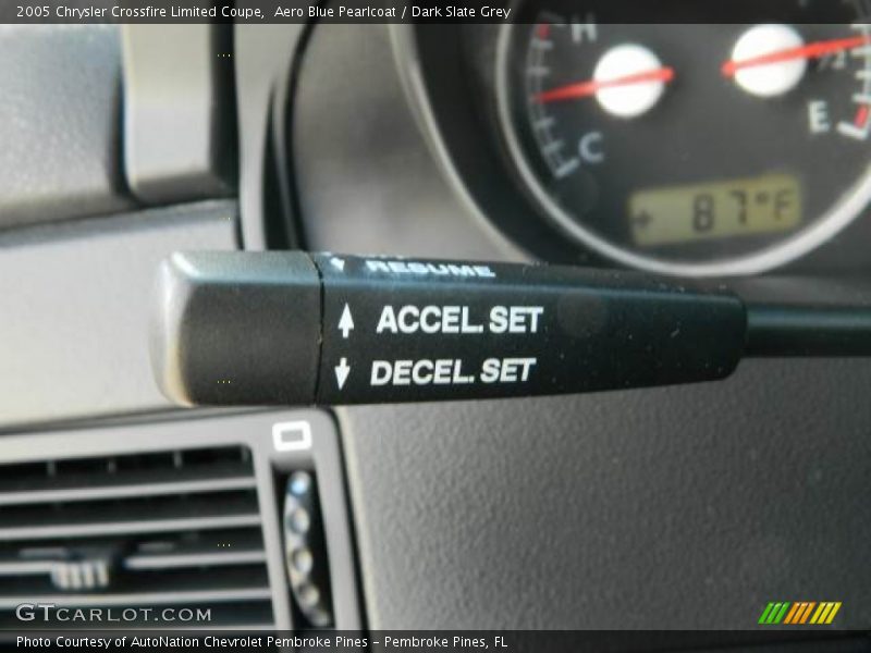 Controls of 2005 Crossfire Limited Coupe