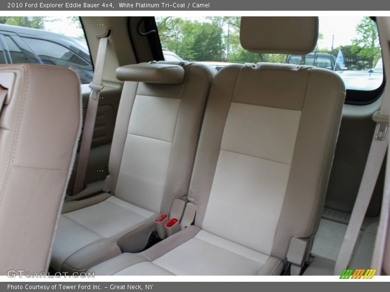 White Platinum Tri-Coat / Camel 2010 Ford Explorer Eddie Bauer 4x4