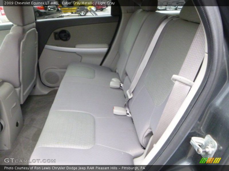 Cyber Gray Metallic / Light Gray 2009 Chevrolet Equinox LT AWD
