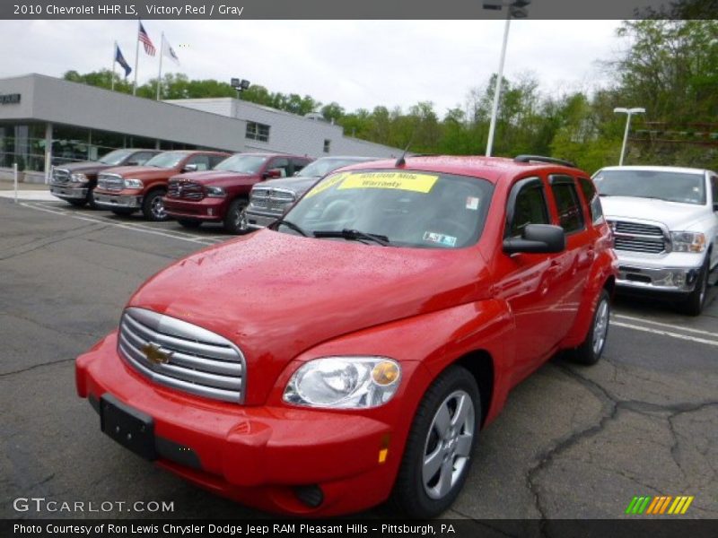 Victory Red / Gray 2010 Chevrolet HHR LS