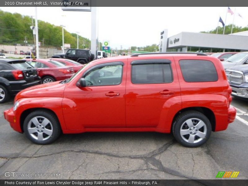 Victory Red / Gray 2010 Chevrolet HHR LS