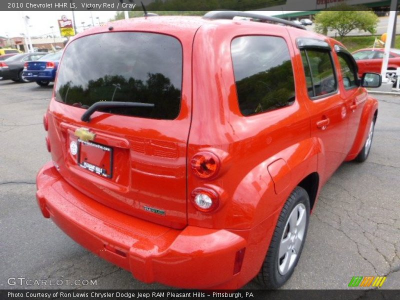 Victory Red / Gray 2010 Chevrolet HHR LS