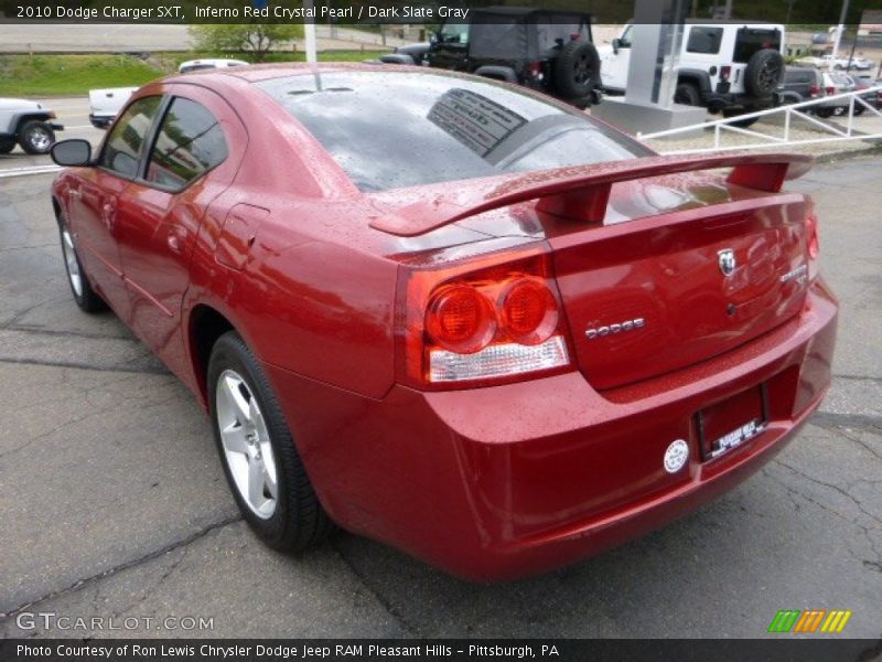 Inferno Red Crystal Pearl / Dark Slate Gray 2010 Dodge Charger SXT