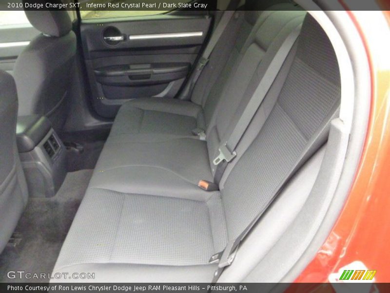Rear Seat of 2010 Charger SXT