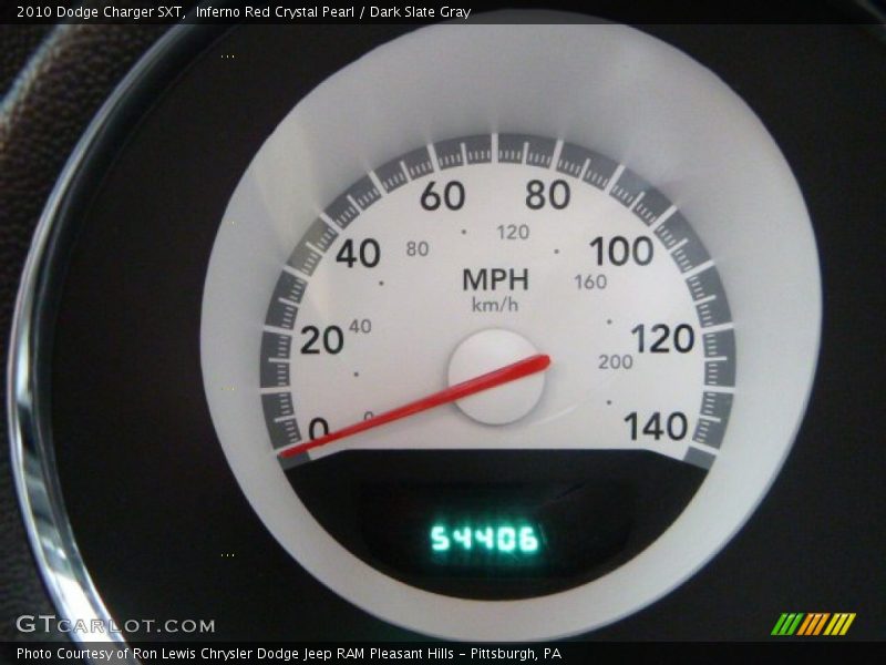 Inferno Red Crystal Pearl / Dark Slate Gray 2010 Dodge Charger SXT