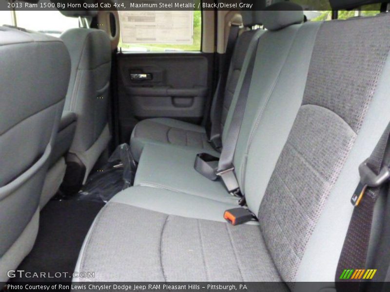 Maximum Steel Metallic / Black/Diesel Gray 2013 Ram 1500 Big Horn Quad Cab 4x4