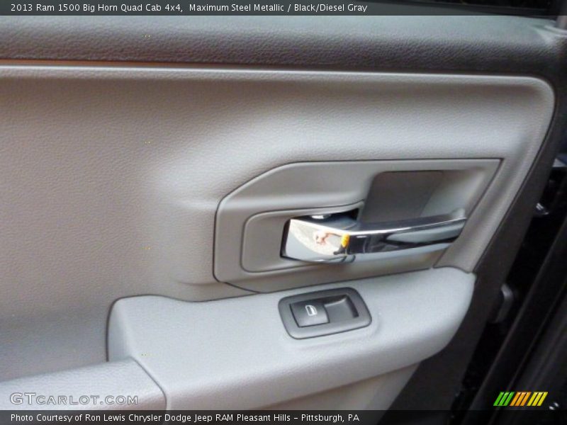 Maximum Steel Metallic / Black/Diesel Gray 2013 Ram 1500 Big Horn Quad Cab 4x4