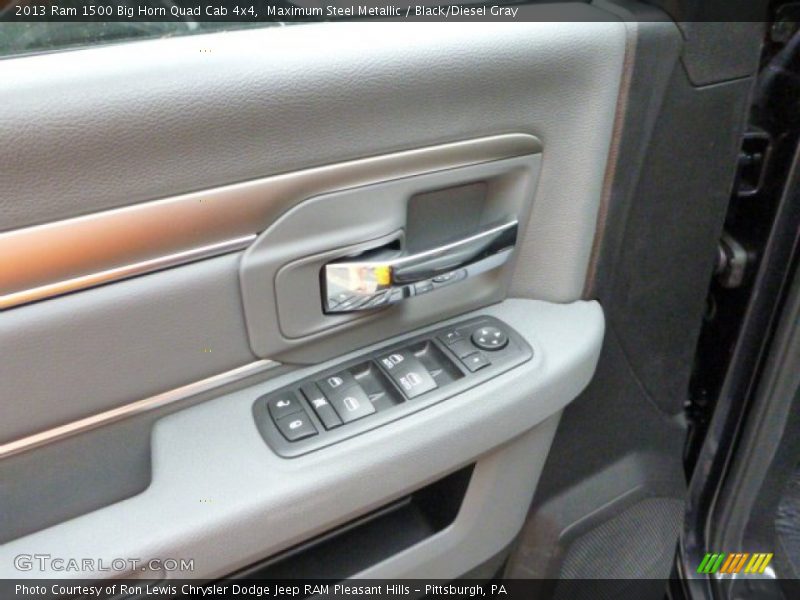 Maximum Steel Metallic / Black/Diesel Gray 2013 Ram 1500 Big Horn Quad Cab 4x4