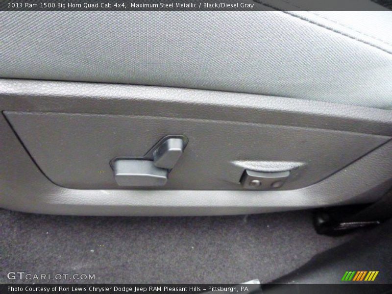 Maximum Steel Metallic / Black/Diesel Gray 2013 Ram 1500 Big Horn Quad Cab 4x4