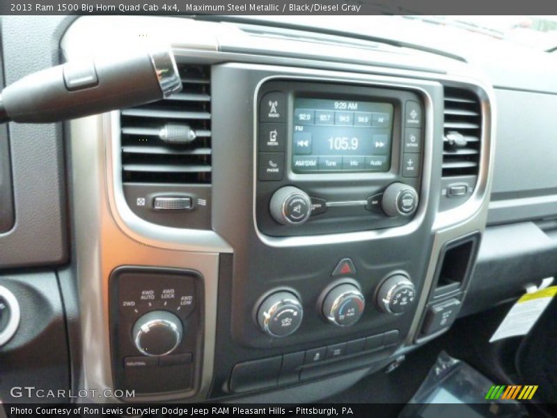 Maximum Steel Metallic / Black/Diesel Gray 2013 Ram 1500 Big Horn Quad Cab 4x4