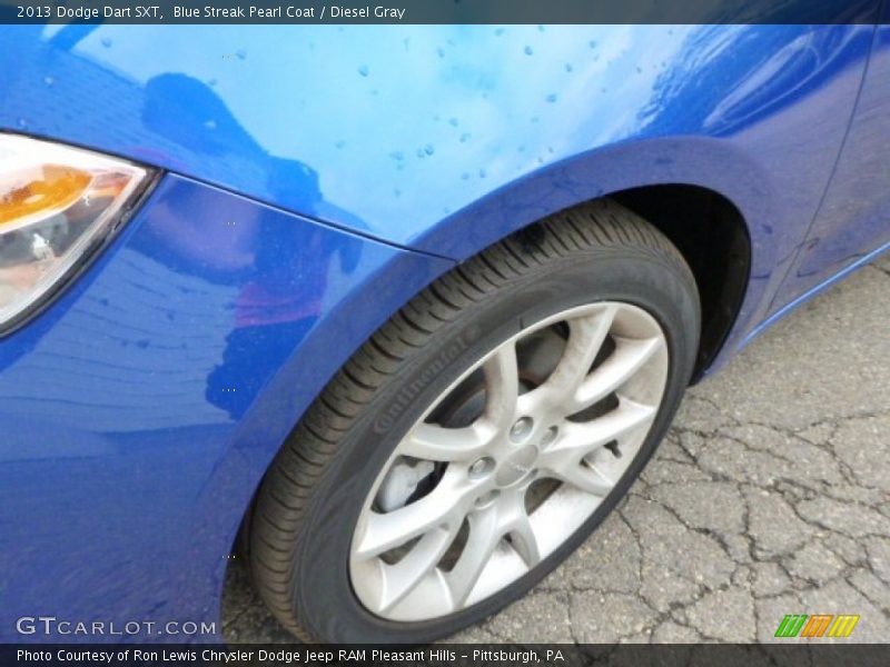 Blue Streak Pearl Coat / Diesel Gray 2013 Dodge Dart SXT