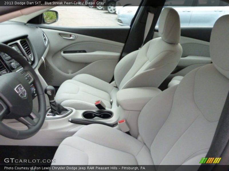  2013 Dart SXT Diesel Gray Interior