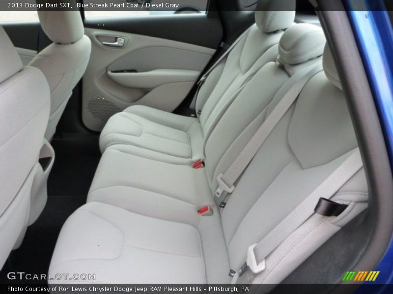 Rear Seat of 2013 Dart SXT