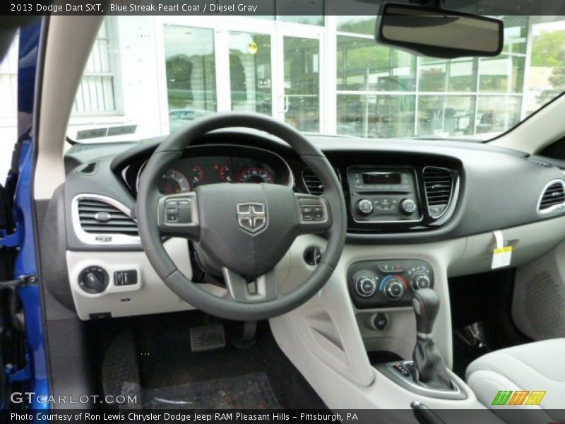 Dashboard of 2013 Dart SXT