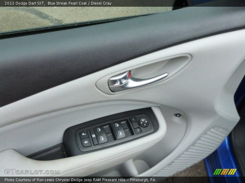 Blue Streak Pearl Coat / Diesel Gray 2013 Dodge Dart SXT