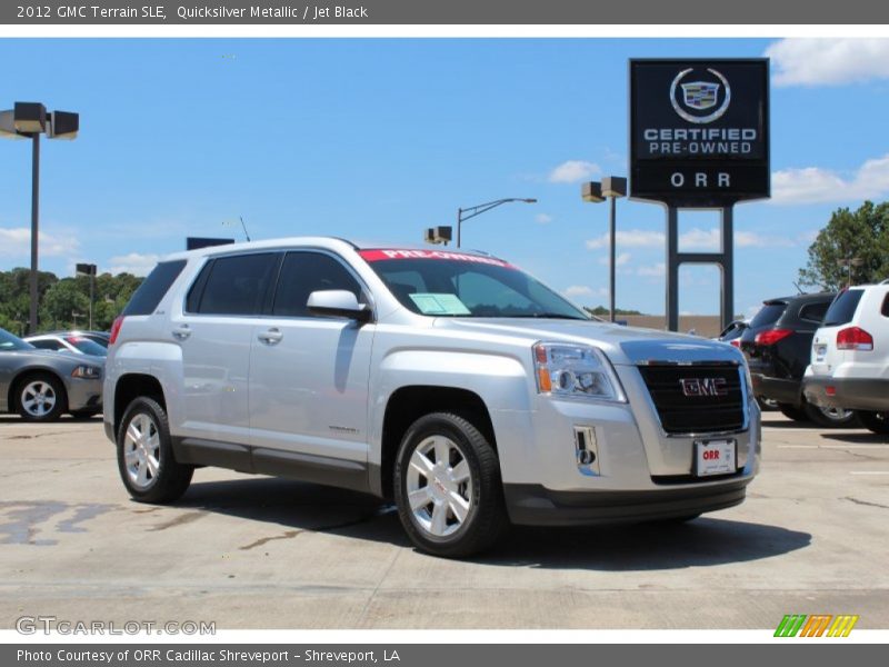 Quicksilver Metallic / Jet Black 2012 GMC Terrain SLE