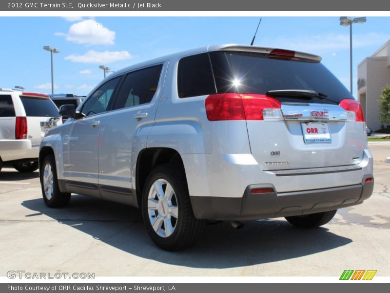 Quicksilver Metallic / Jet Black 2012 GMC Terrain SLE