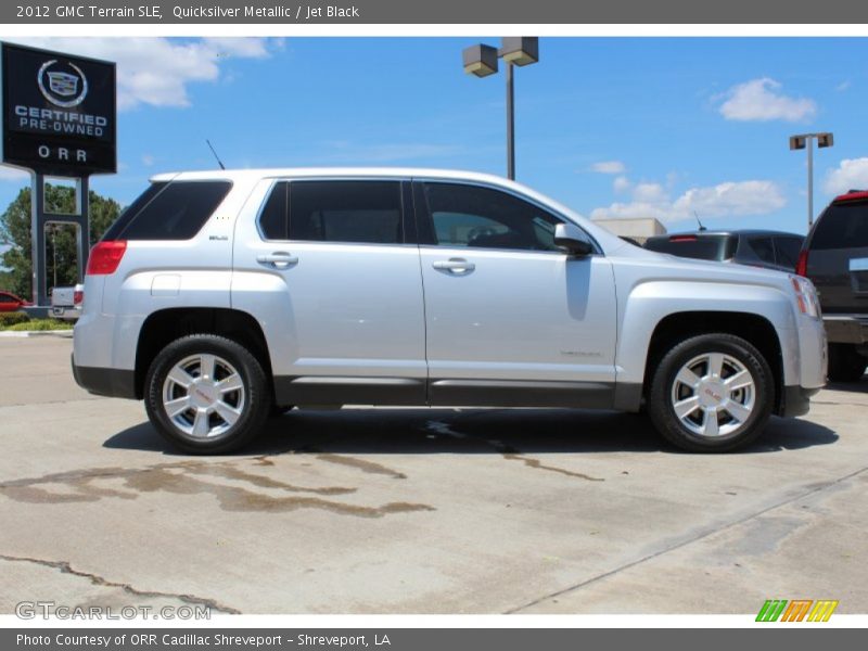 Quicksilver Metallic / Jet Black 2012 GMC Terrain SLE