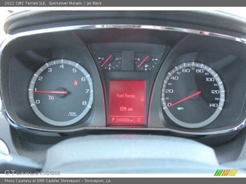 Quicksilver Metallic / Jet Black 2012 GMC Terrain SLE