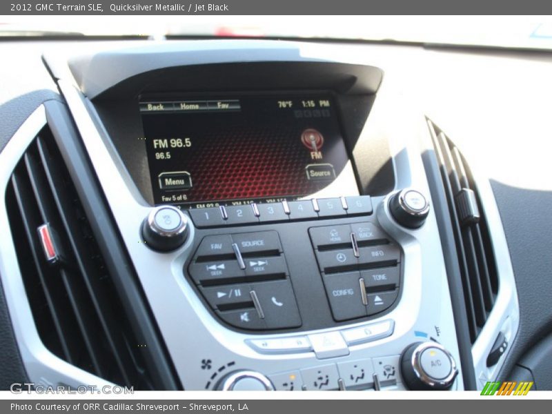 Quicksilver Metallic / Jet Black 2012 GMC Terrain SLE