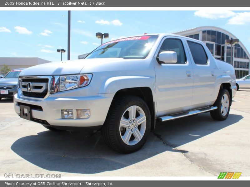 Billet Silver Metallic / Black 2009 Honda Ridgeline RTL