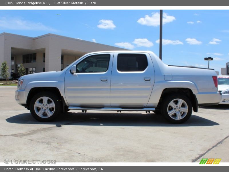 Billet Silver Metallic / Black 2009 Honda Ridgeline RTL