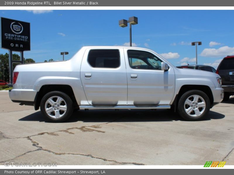 Billet Silver Metallic / Black 2009 Honda Ridgeline RTL