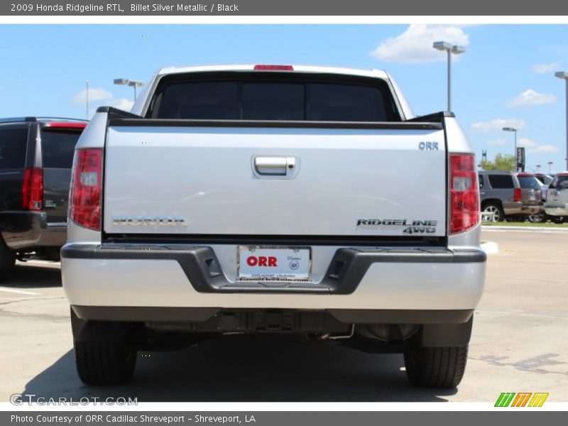 Billet Silver Metallic / Black 2009 Honda Ridgeline RTL