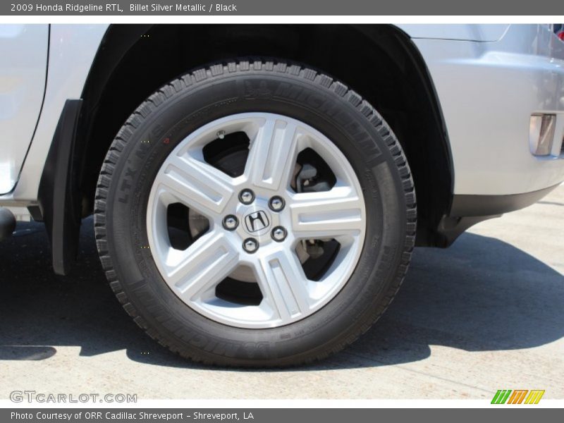Billet Silver Metallic / Black 2009 Honda Ridgeline RTL