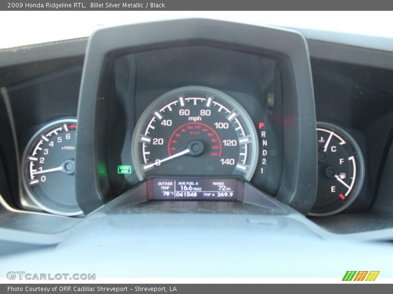 Billet Silver Metallic / Black 2009 Honda Ridgeline RTL