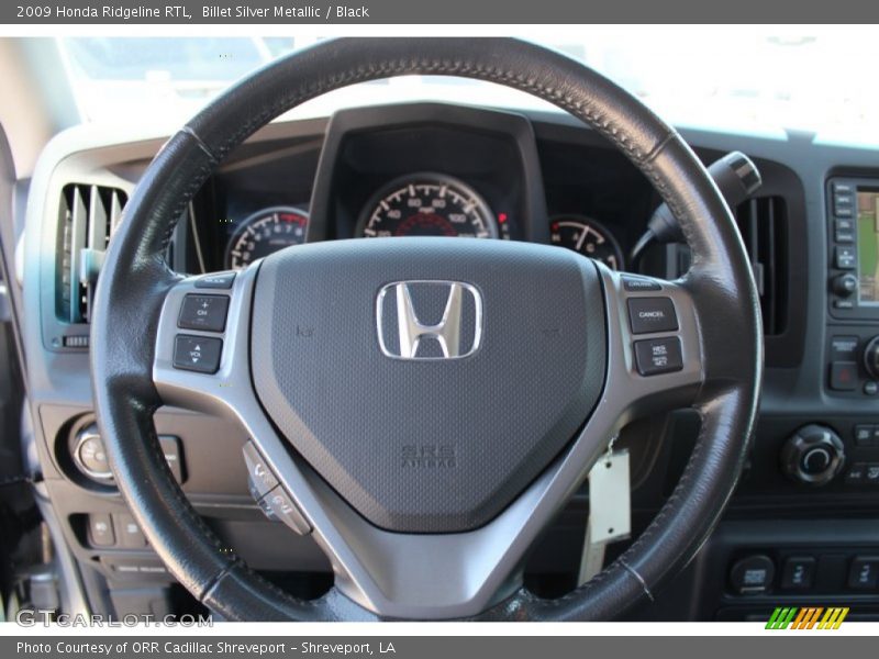 Billet Silver Metallic / Black 2009 Honda Ridgeline RTL